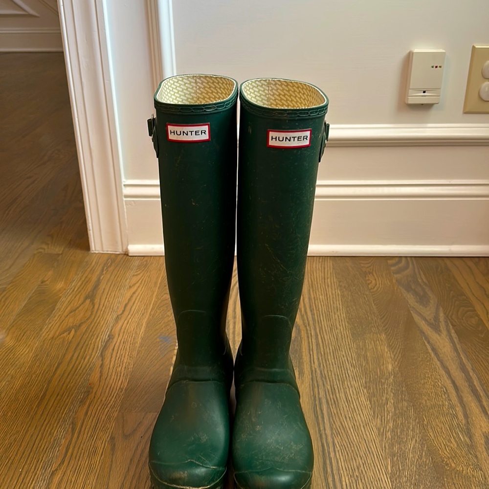 Tall Green Hunter boots